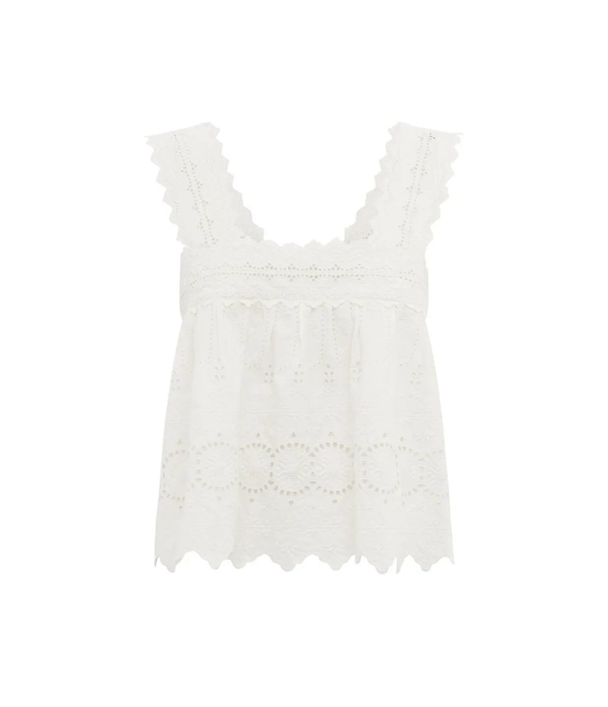 Posse Amelia Top in Vintage White Outlet