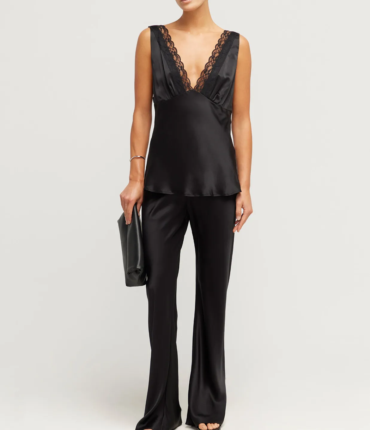 Maison Essentiele Vintage Cami in Black Discount